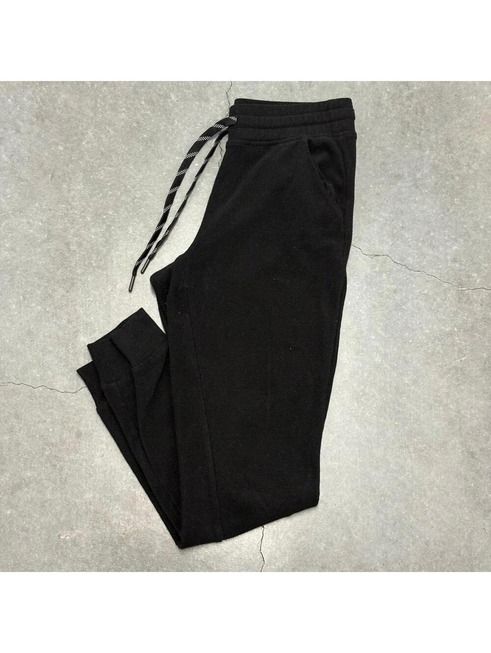 Marc New York Black Corduroy Drawstring Pants